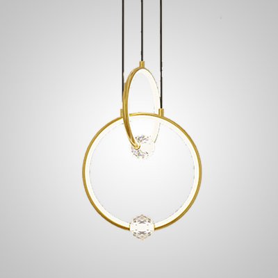 Подвесной светильник LUANA 1 2К Brass 4000К ImperiumLoft 186734-23