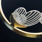 Подвесной светильник BABETTA RING 1 L320 brass 4000К ImperiumLoft 186735-23