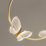Подвесной светильник BABETTA RING 1 L320 brass 4000К ImperiumLoft 186735-23