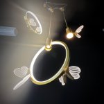 Подвесной светильник BABETTA RING 1 L320 brass 4000К ImperiumLoft 186735-23