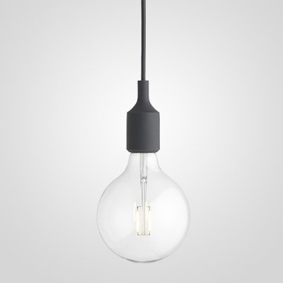 Подвесной светильник Muuto E27 Grey ImperiumLoft 186763-22