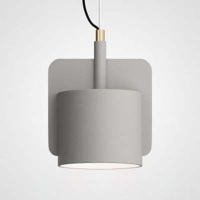 Подвесной бетонный светильник SKOVL C Серый ImperiumLoft 186778-26