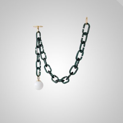 Подвесной светильник CHAIN 2 green ImperiumLoft 186806-23 Подвесной светильник CHAIN 2 green ImperiumLoft 186806-23