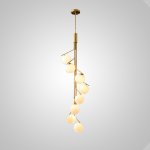 Подвесной светильник SHIRLEY 8 brass ImperiumLoft 186811-23