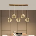 Подвесной светильник GODIVA brass 4000К ImperiumLoft 186815-23