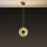 Подвесной светильник GODIVA brass 4000К ImperiumLoft 186815-23