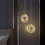 Подвесной светильник GODIVA brass 4000К ImperiumLoft 186815-23