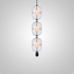 Подвесной светильник PLATTE 3 black 3000К ImperiumLoft 186818-23