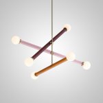 Подвесной светильник PAXTON black orange pink ImperiumLoft 186827-23