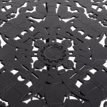 Стол Aluminium Square Black