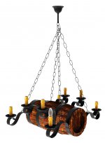 Люстра "Бочонок" 8хЕ14х40Вт 187-62-18