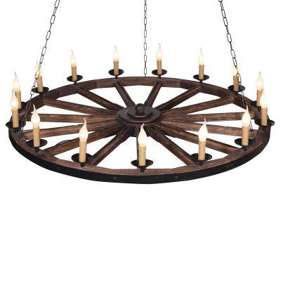 Люстра Айвенго 15хЕ14х40Вт дер.махагон 187-64-115