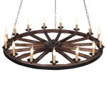 Люстра Айвенго 15хЕ14х40Вт дер.махагон 187-64-115