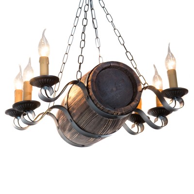 

Люстра бочонок Дубравия 187-64-16 БОЧЕНОК