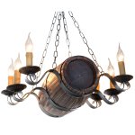 Люстра БОЧОНОК 6хЕ14х40Вт 187-64-16