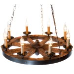 Люстра АЙВЕНГО 8хЕ14х40Вт  187-64-18