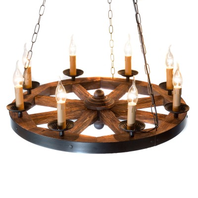 Люстра АЙВЕНГО 8хЕ14х40Вт  187-64-18