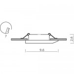 Светильник точечный Divinare 1874/03 PL-1 ORBITE