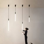 Подвесной светильник DELIA L70 black 4000К ImperiumLoft 187966-23