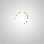 Подвесной светильник ACCESS D63 brass ImperiumLoft 187986-23