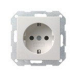 Gira S-55 Бел Розетка с/з (G18827)