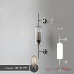 Настенный светильник CATCH WALL ball D58 stell ImperiumLoft 189445-26