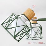 Потолочная люстра CORF B3 Black 8 lamps ImperiumLoft 189477-26