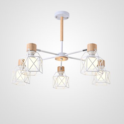 Потолочная люстра CORF B3 White 5 lamps ImperiumLoft 189479-26