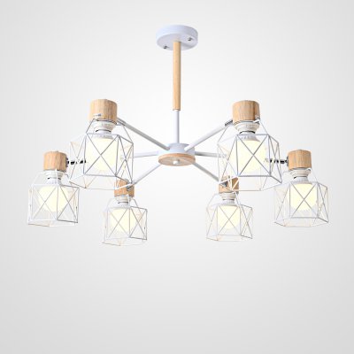 Потолочная люстра CORF B3 White 6 lamps ImperiumLoft 189480-26