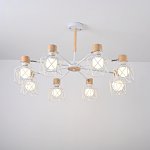 Потолочная люстра CORF B3 White 8 lamps ImperiumLoft 189481-26