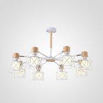 Потолочная люстра CORF B3 White 8 lamps ImperiumLoft 189481-26