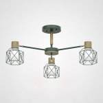 Потолочная люстра CORF B3 Green 3 lamps ImperiumLoft 189482-26
