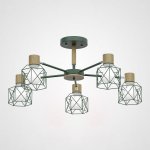 Потолочная люстра CORF B3 Green 5 lamps ImperiumLoft 189483-26