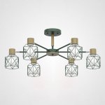 Потолочная люстра CORF B3 Green 6 lamps ImperiumLoft 189484-26