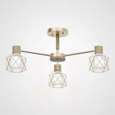Потолочная люстра CORF B3 Champagne 3 lamps ImperiumLoft 189486-26