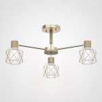 Потолочная люстра CORF B3 Champagne 3 lamps ImperiumLoft 189486-26