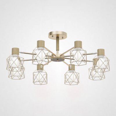 Потолочная люстра CORF B3 Champagne 8 lamps ImperiumLoft 189489-26