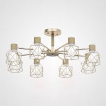 Потолочная люстра CORF B3 Champagne 8 lamps ImperiumLoft 189489-26