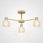 Потолочная люстра CORF B3 Yellow 3 lamps ImperiumLoft 189494-26