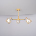 Потолочная люстра CORF B3 Yellow 3 lamps ImperiumLoft 189494-26