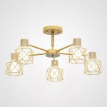 Потолочная люстра CORF B3 Yellow 5 lamps ImperiumLoft 189495-26