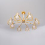 Потолочная люстра CORF B3 Yellow 8 lamps ImperiumLoft 189497-26