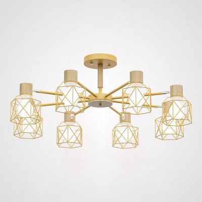 Потолочная люстра CORF B3 Yellow 8 lamps ImperiumLoft 189497-26