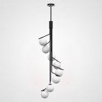 Подвесной светильник SHIRLEY 8 black ImperiumLoft 189513-23