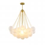 Люстра подвесная AGDA 37 золото ImperiumLoft 189554-26