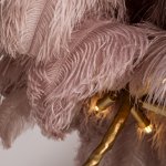 Торшер страусиные перья Feather Lamp A MODERN GRAND TOUR розовый ImperiumLoft 189583-22