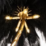 Торшер страусиные перья Feather Lamp A MODERN GRAND TOUR черный ImperiumLoft 189584-22