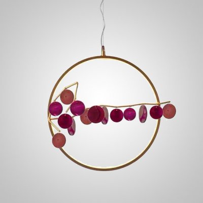 Подвесной светильник AGATE 10 purple D60 ImperiumLoft 189669-23 Подвесной светильник AGATE 10 purple D60 ImperiumLoft 189669-23