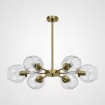Люстра на штанге MARINE B 6 Gold/Transparent ImperiumLoft 189680-26