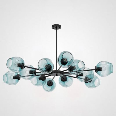 Люстра на штанге MARINE D104 12 lamps Black/Blue ImperiumLoft 189690-26